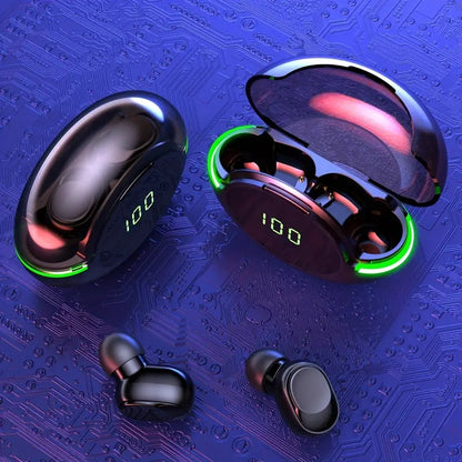 TWS Wireless Stereo Earbuds with RGB Light and IPX4 Waterproof