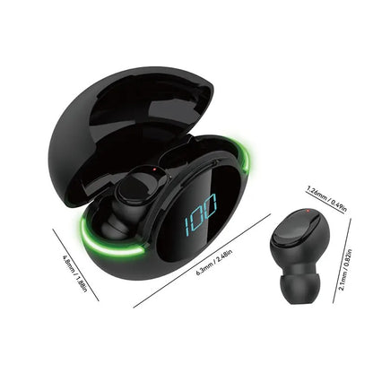 TWS Wireless Stereo Earbuds with RGB Light and IPX4 Waterproof